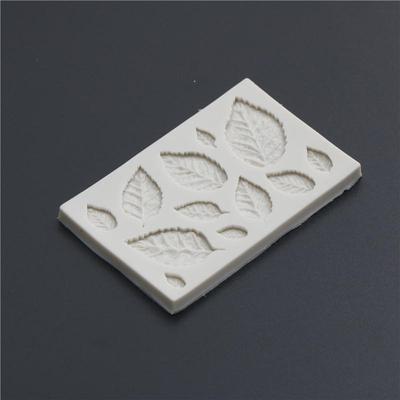 Leaf Shaped Silicone Mold Leaves Cake Decor Fondant Cookies Moulds Baking Tool