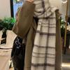 Women's 2024 Winter Plaid Korean Style Versatile Thickened Scarf