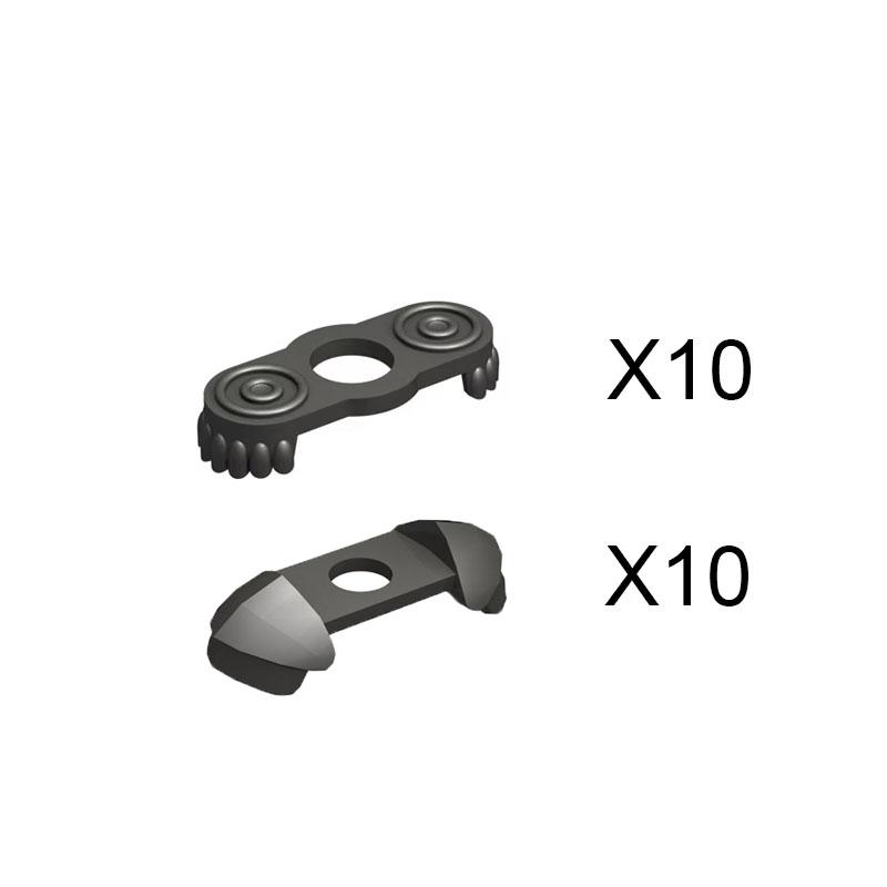 MOC Bausteine Mittelalter Ritter Soldat Actionfiguren Waffen Zubehör Schwert Speer Umhang Weste Helm Rüstung Geschenk Spielzeug Stein