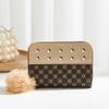 Hairball decorative polka dot printing mini change bag multi-card space interlayer small square bag card bag clutch bag