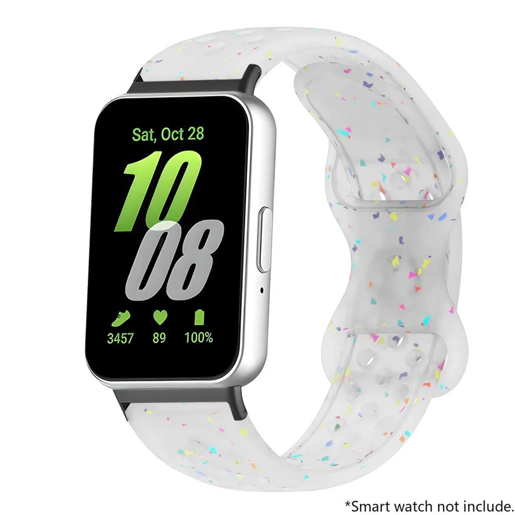 Silikonarmband für Samsung Galaxy Fit 3 Armband Sport Ersatz-Armband für Samsung Galaxy Fit 3 Band Zubehör