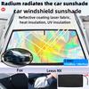 For Lexus NX Foldable Front Windshield Sun Shade UV Reflective Sun Protection Cover Car Interior Accessories