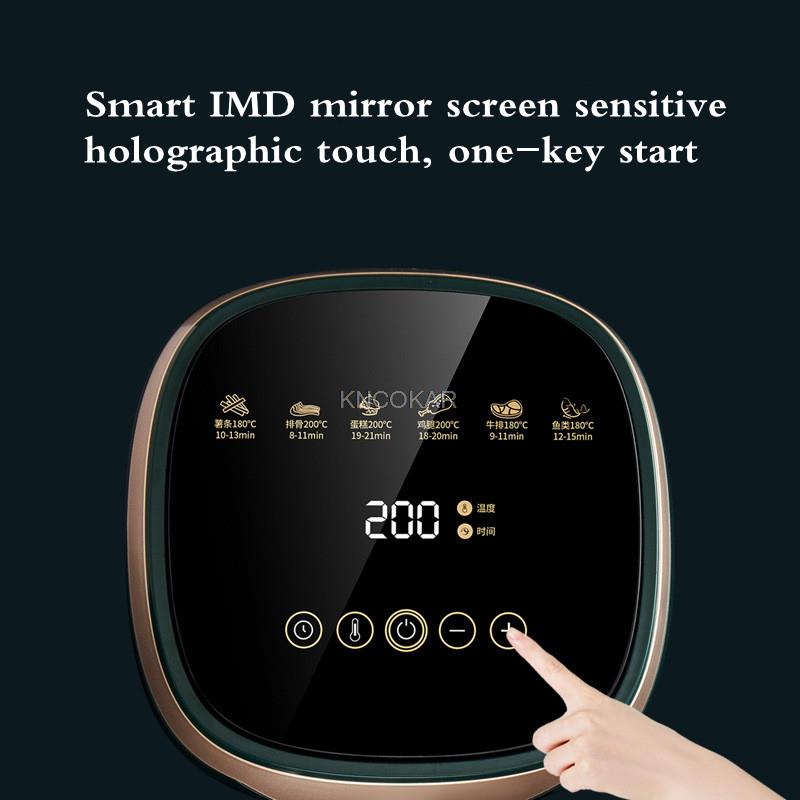 1400W8L Smart Air Fryer Oil-free Household Multifunction High Capacity Digital Air Fryer Restaurant Equipments Fryer Without Oil