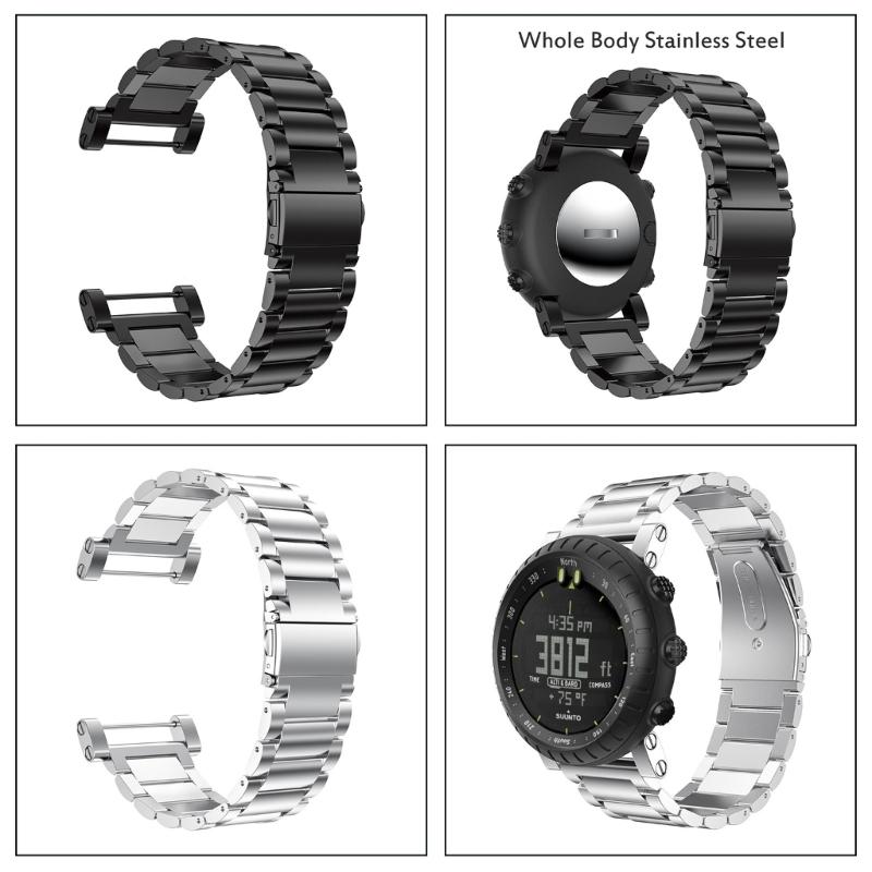 Metall-Uhrarmband Edelstahl-Armband Riemen Dickes Design für mehr Komfort Unisex Geeignet für Alle Anlässe