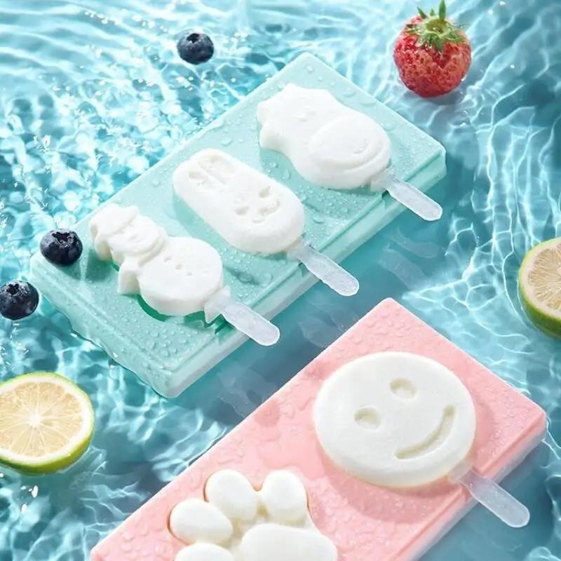 Hausgemachte Eiscreme-Silikonform zum Selbermachen, neues Küchengerät mit Deckel