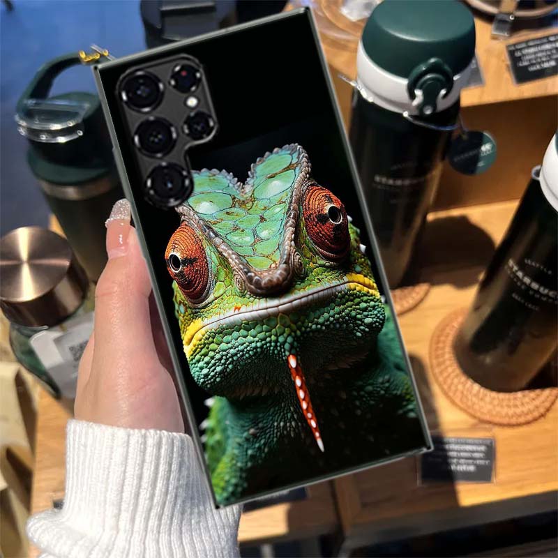 Lizards and Geckos Have Big Eyes Cases Phone Case for Samsung Galaxy S26 Ultra S25 Edge S24 S23 FE S21 Plus S20 S22 S10 Cover TP