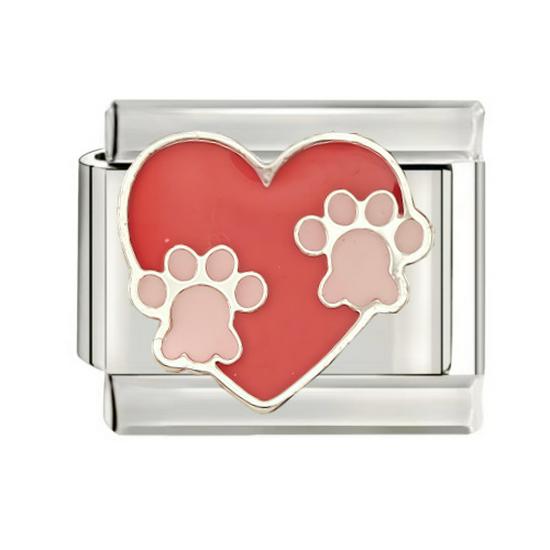 DIY Italian Charm Bracelet: Heart, Cat & Dog Designs