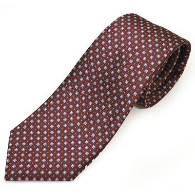 Giorgio Armani Hedvábná kravata s čtvercovým tečkovaným vzorem, šířka ega23w011, rubínově červená [Giorgio Armani] Pánská (Meč 8cm) 3F925-00173