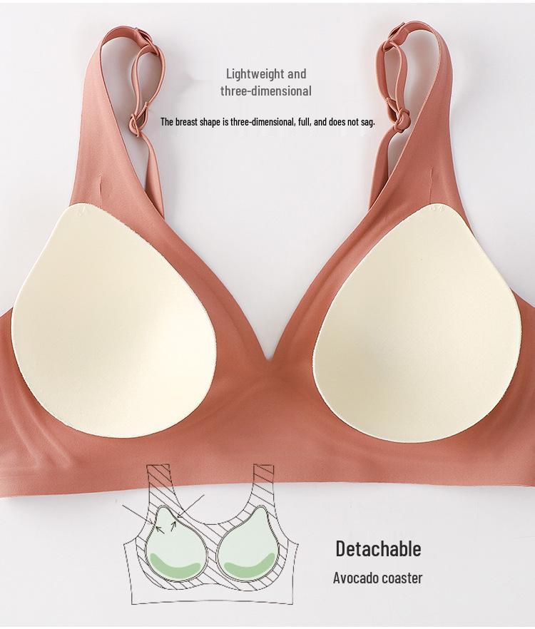 Summer Seamless Wireless Bra: Adjustable, Side Support, Thin Cup for a Beautiful Silhouette