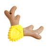 Corno Masticabile per Cani Sicurezza Resistente all'Usura Sapore Unico Dentizione Pulizia Giocattolo Masticabile Accessori per Animali Domestici
