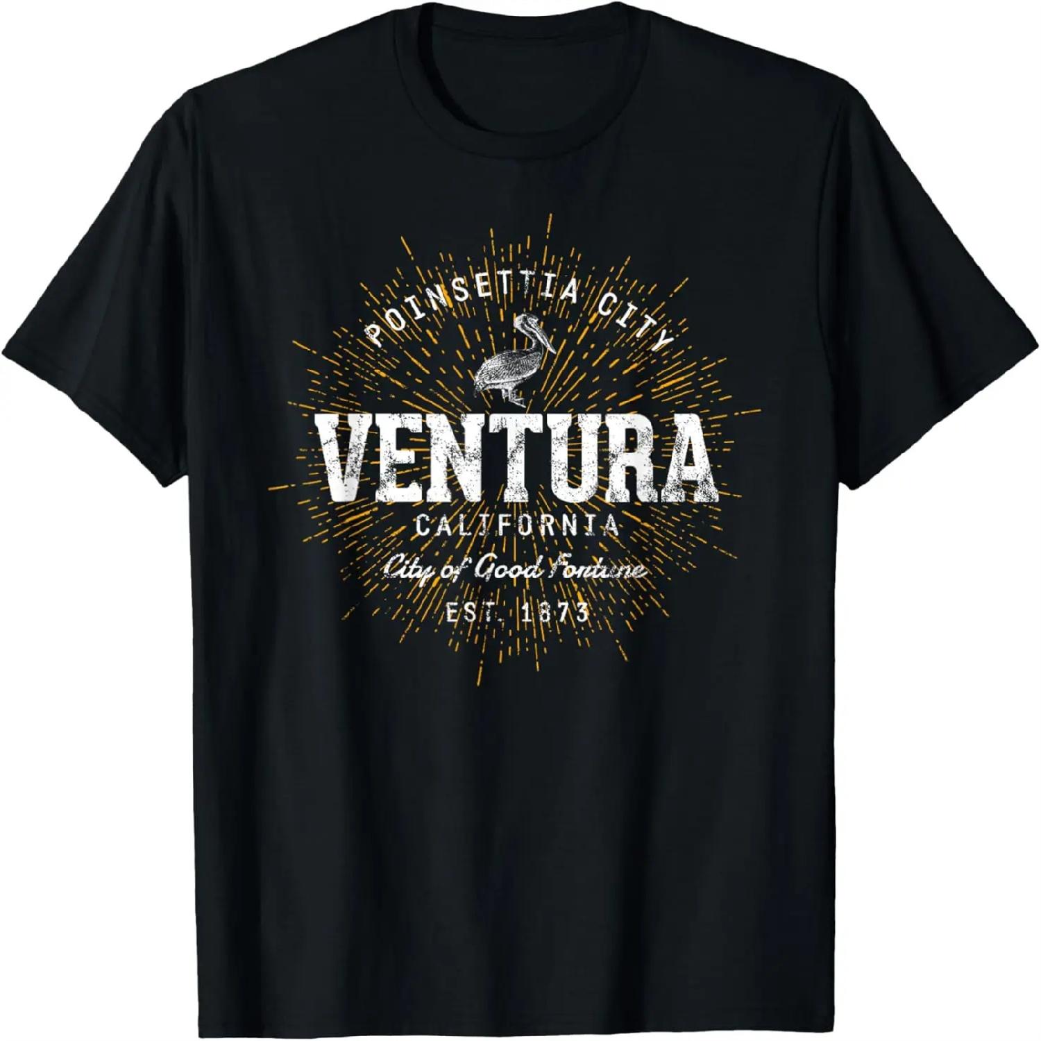 Винтажная футболка в стиле ретро Ventura XXXXXL разноцветный