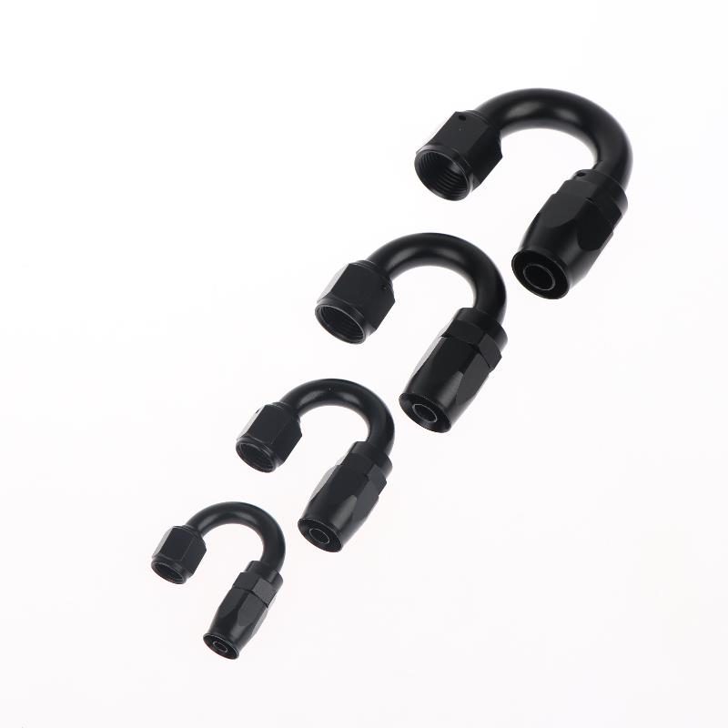 180 Degree An4 An6 An8 An10 Car Hose End Fitting Hose Adapter Swivel Oil Cooler Fitting For Car Oil Line Modification