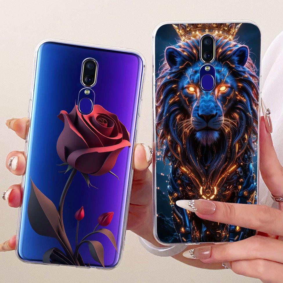 For Oppo F11 Case Cover Luxury Butterfly Love Fashion Flowers Cool Painted Phone Casing For Oppo CPH1913 CPH1911