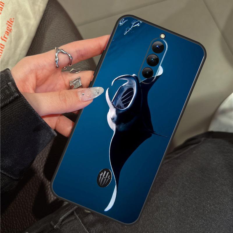 Animal Manta Ray Case For ZTE Nubia RedMagic 11 10 Pro Plus 9 8 9S 8S 10S Pro 5G 5S 6S 7S 6 7 Pro 11 Air Cover