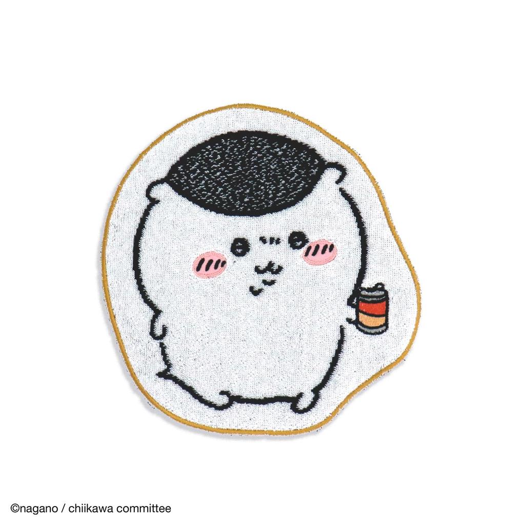 Chiikawa Towel Chestnut x 22 cm Die-Cut Handkerchief, Brown, Manju, Cute, Packaged, 41-1200120, Approx. 21.5