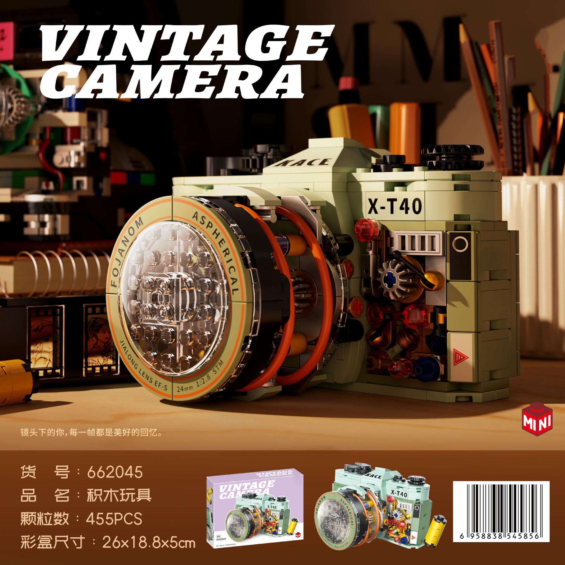 

Adults Mini Camera Micro Building Blocks Creative Constructor Set Educational Assembly Toy Creative Decoration Gift for Girls