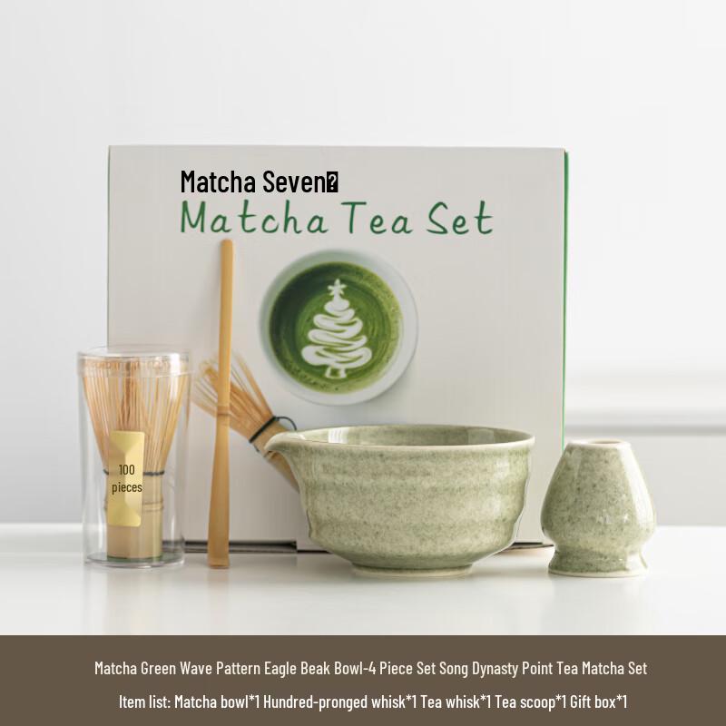 Matcha Green Ceramic Tea Set