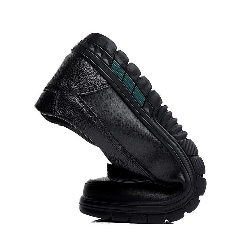 Pantofi din piele naturală Încălțăminte de marcă pentru bărbați, cu talpă groasă, anti-alunecare, pantofi casual pentru bărbați, mocasini de înaltă calitate, din piele de vacă