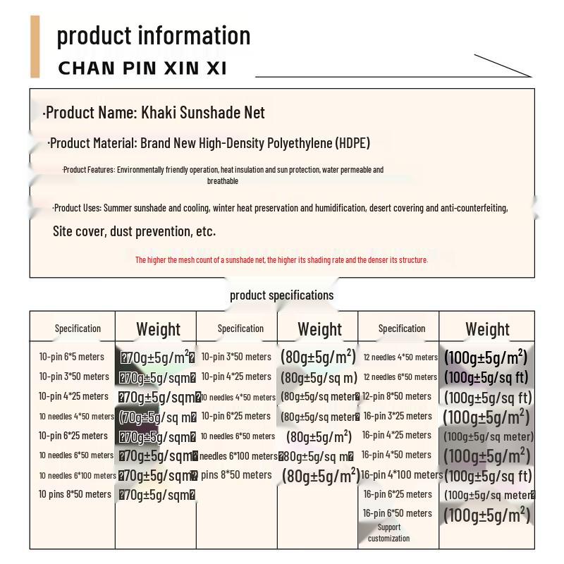 Yilan Desert Camouflage Sunshade Net