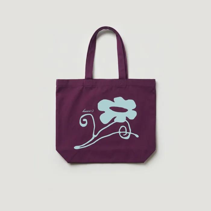 Wildflower Print Canvas Bag_Purple