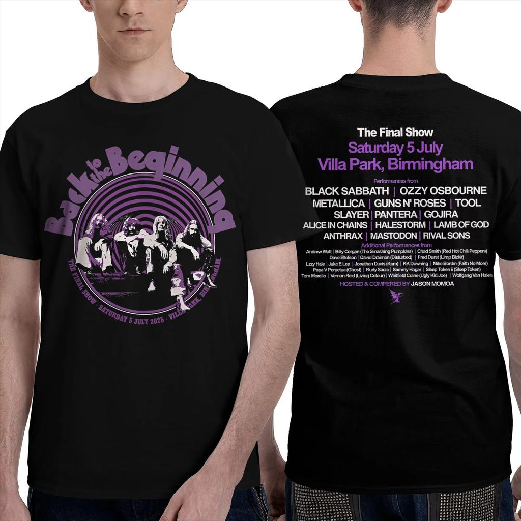 Lustiges Rock Ozzy Osbourne T-Shirt für Männer Frauen O-Ausschnitt Baumwolle T-Shirts Up The Villa 2025 Kurzarm T-Shirts Sommerkleidung