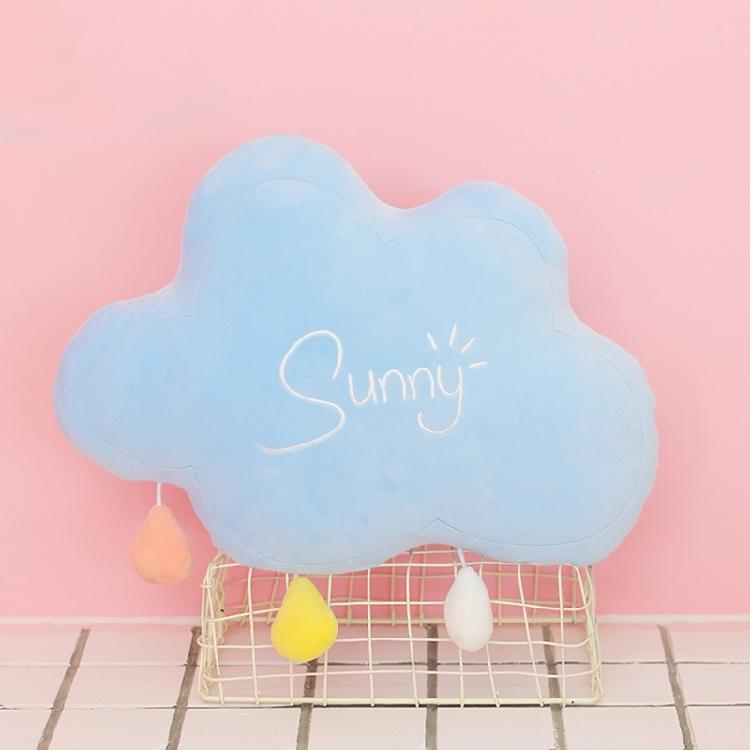 Soft Rainbow Cloud Moon Pillow Delicate Cushions Longlasting Comfortable