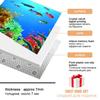 Ocean Corals Living Room Area Rug Fish 3D Carpets Boys Bedroom Play Rugs for Children Room Flannel Kitchen Mat Doormat Entrance