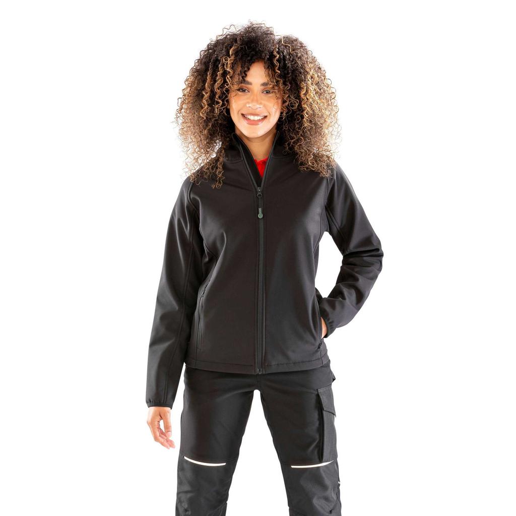Result Recycled Womens/Ladies 3 Layer Printable Soft Shell Jacket