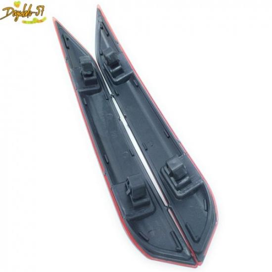 Pair Tail Rear Bumper Corner Reflector Light Lamp For VW Polo 2014 - 2017