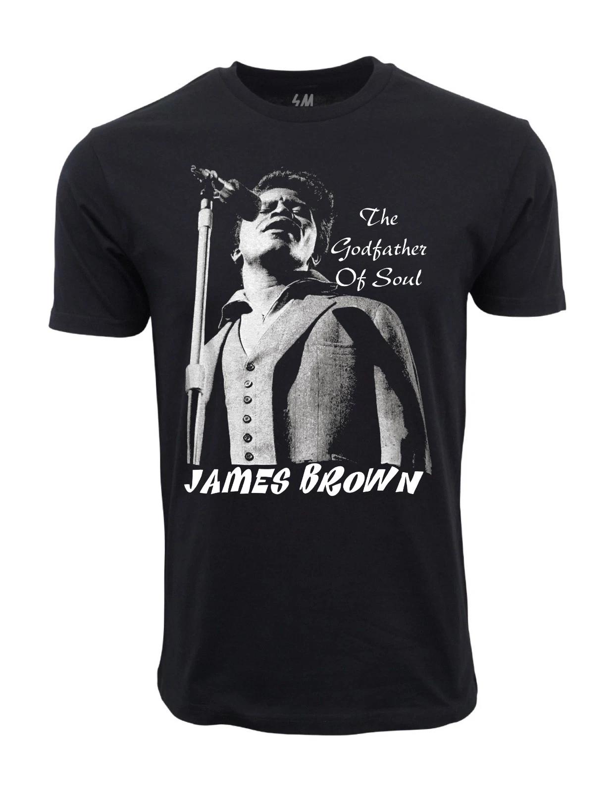 Unisex Adult Casual Graphic JAMES BR0WN  GODFATHER OF SOUL  90 S - ... XXXL