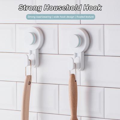 Convenient Strong Load-bearing Multipurpose Removable Bathroom Towel Hanger Suction Cup Hook Home Supplies Suction Cup Hook