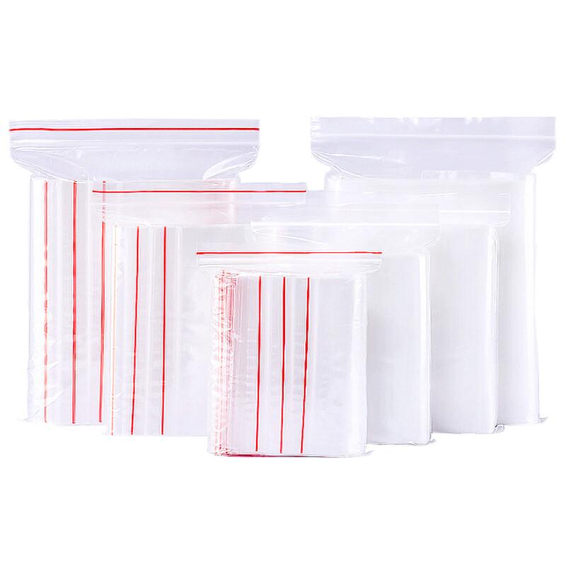 Fuxing 8 Mil Transparent PE Self-Sealing Storage Bags