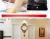 European Modern Large Silent Wall Clock with Metal Pendulum - Antique Quartz, Simple and Creative Design for Living Room