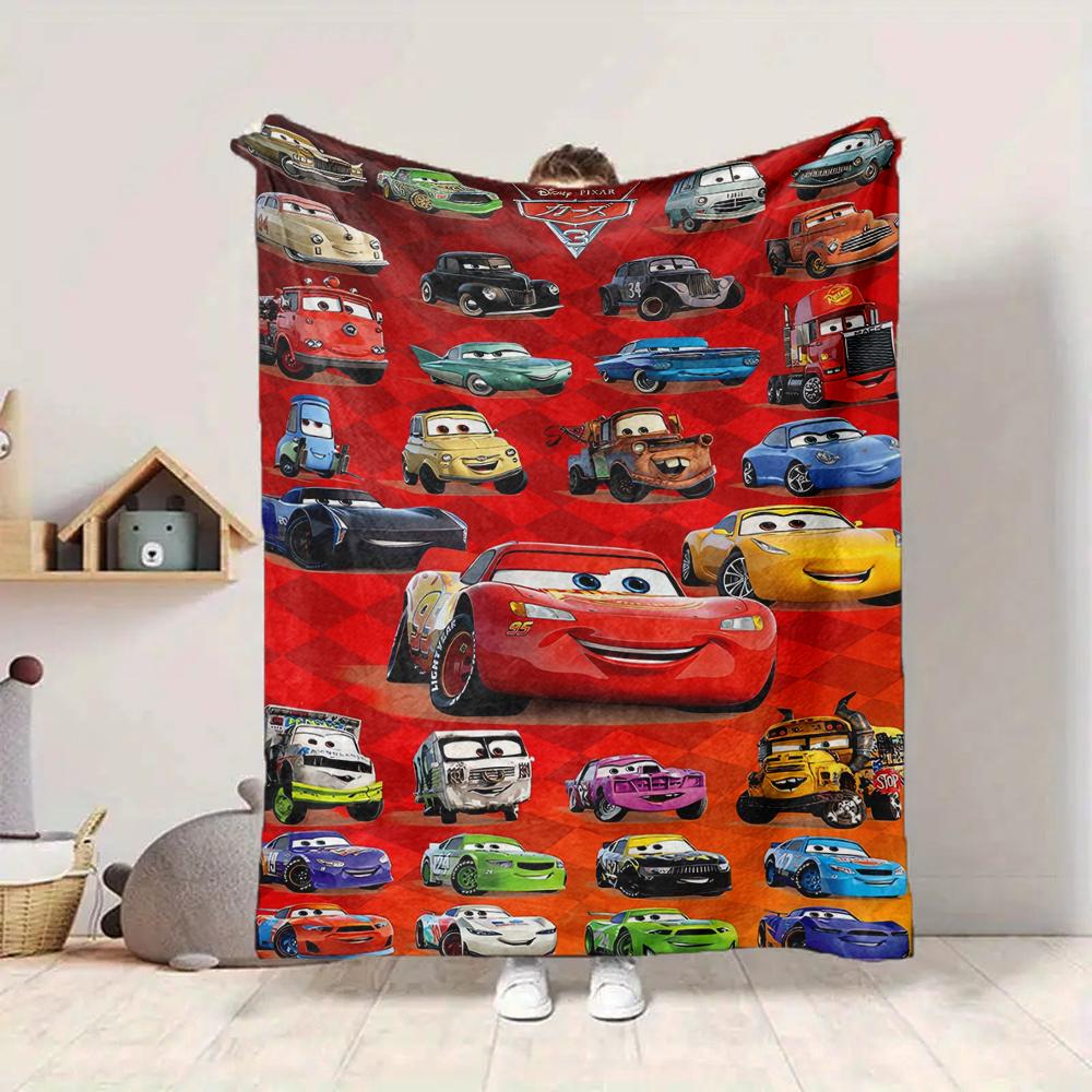1Pc Cars Movie Characters Blanket Soft And Comfortable Casual Warm Camping Travel Christmas Halloween Xmas Gift M928723