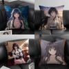 WWaguri KaorukoO Anime Cushion Cover Pillowcase Ultra Soft Skin Friendly Fabric Cloud Like Comfort Concealed Zipper