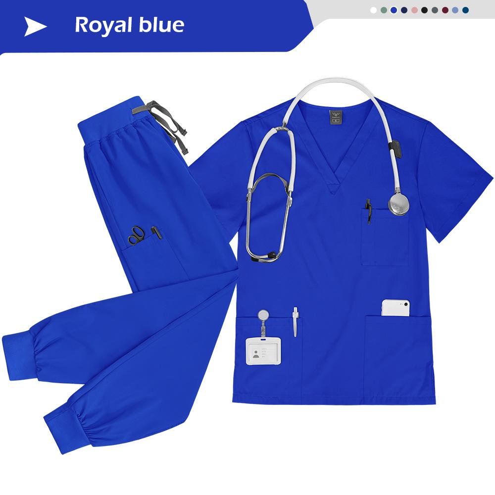 Nurse Uniform Set Doctor Nurses Dental Hospital Uniforms Joggers Pants Sets Beauty Spa Nursing Articles Scrub Workwear