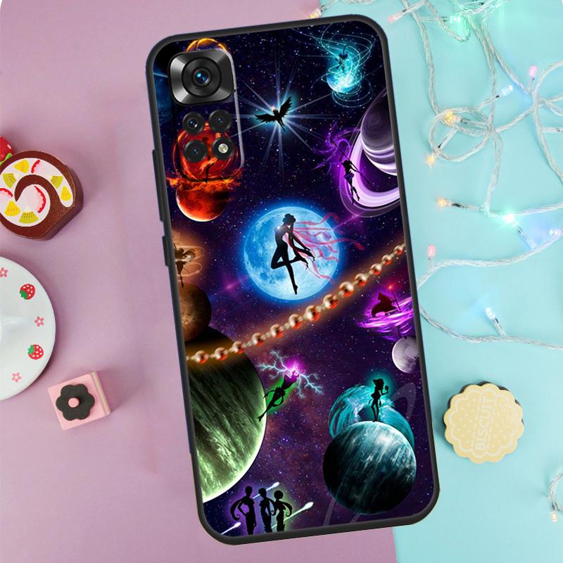 Magic Space Moon Planet Case For Xiaomi Redmi Note 9 10 11 12 13 14 Pro 9S 10S 11S 12S Redmi 14C 10C 12C 13C Cover