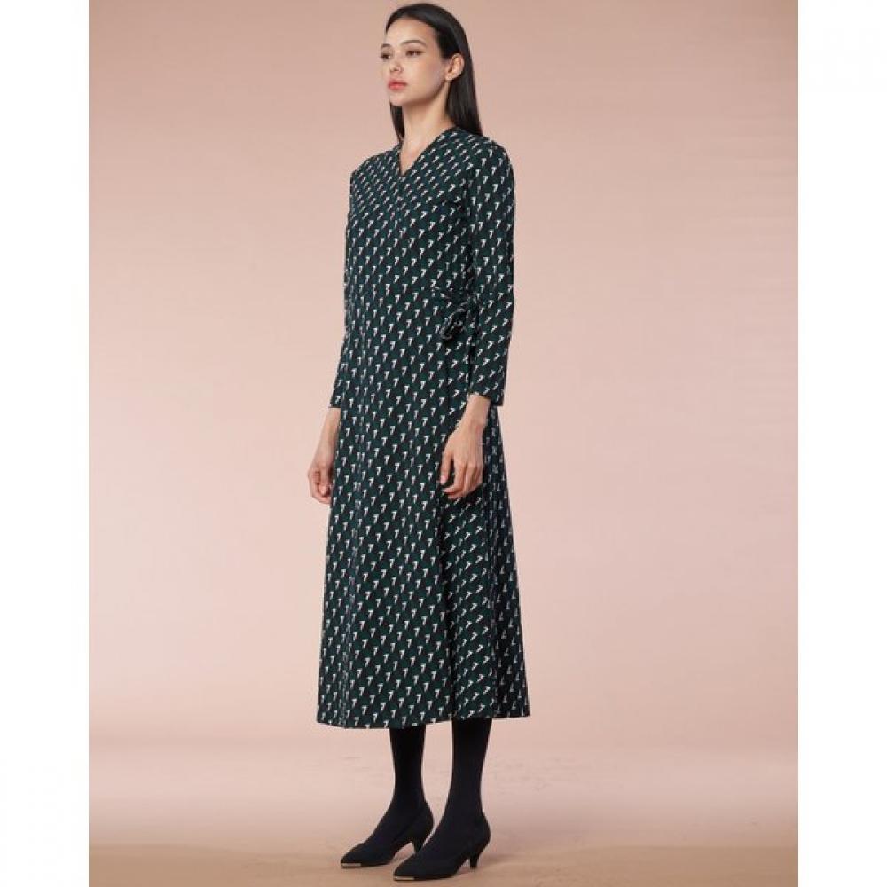 Lipbbam Creora Signature Flare Long Wrap Dress Ldm07de01