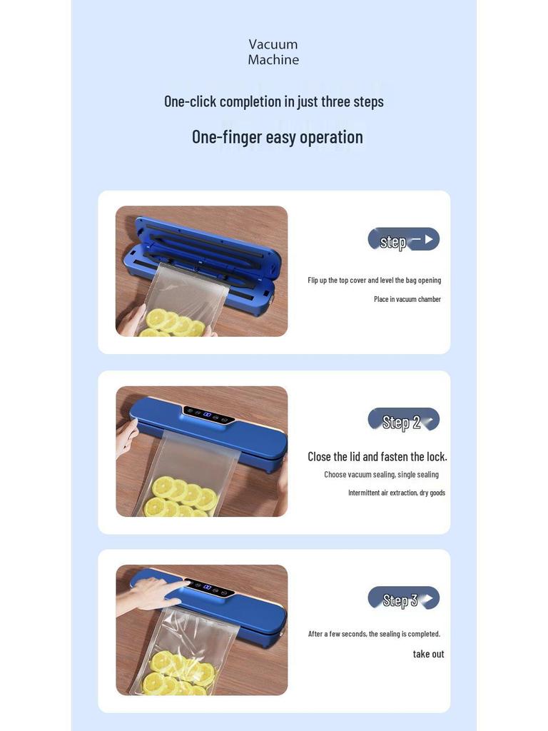 Portable Mini Vacuum Sealer for Food Preservation