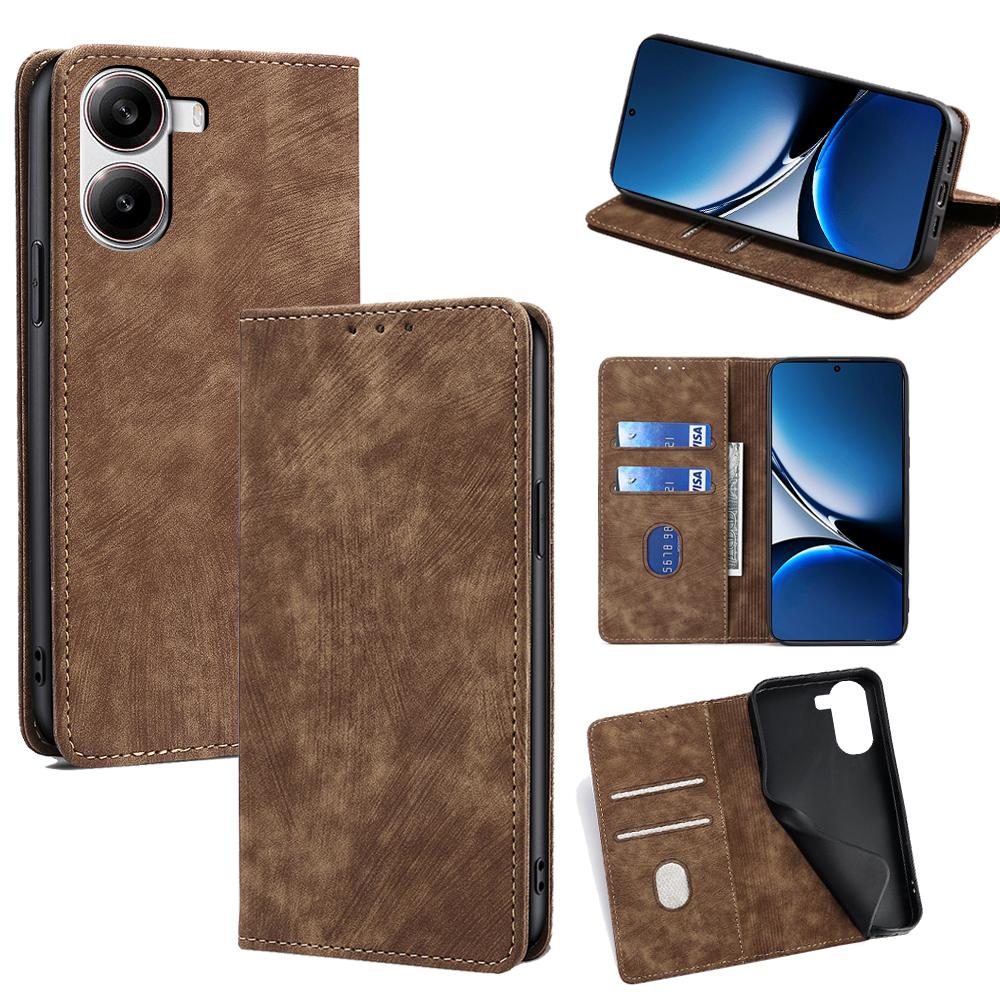For Xiaomi Redmi Turbo 4 5G/Poco X7 Pro 5G Case RFID Blocking Wallet Leather Phone Cover