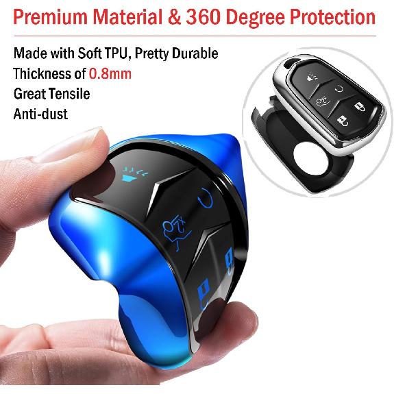 Key Fob Cover for Cadillac