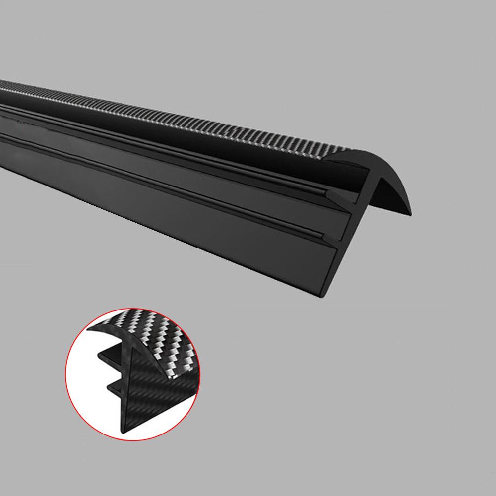 1pc Black Universal 1.6m Car Center Console Dust Strip Car Dashboard Sealing Strips Gap Filling Strip Auto Interior Accessories