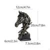Horse Head Sculpture AntiqueStyle Horsehead Textured Bust for Equestrian
