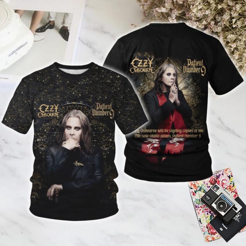 Rock Band OZZY OSBOURNE 3d Printing Tshirt Men Women Fashion T-shirt Hip Hop Tops Tees Kids T Shirt Heavy Metal Top