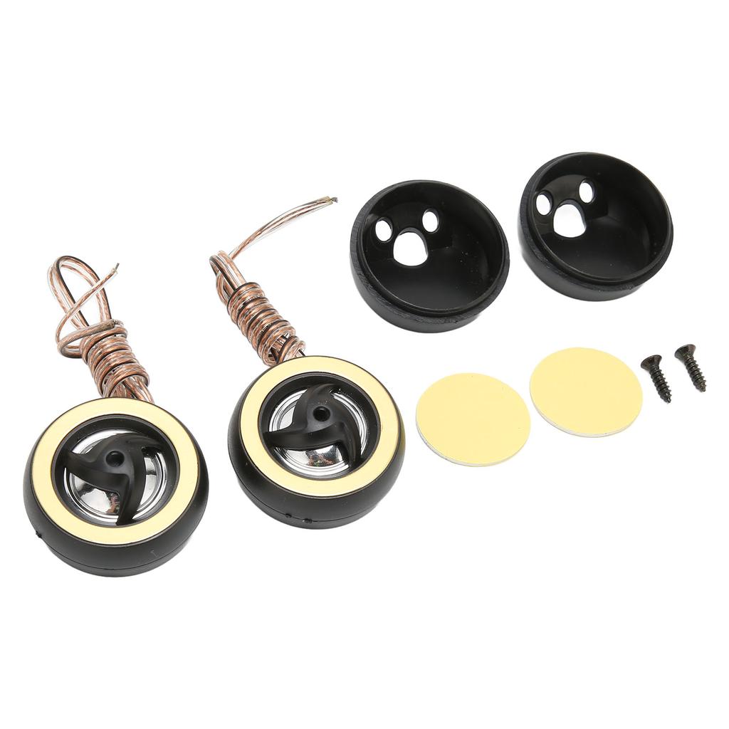 2 Stück 150W Kalottenhochtöner 4 Ohm Eingebaute Kondensatoren Lautsprecher für Alle Auto-Audiosysteme