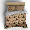 Halloween Witch Hat Decor Set Bedding Set with 1 Duvet Cover 2 Pillowcases Single Double King Queen Gift