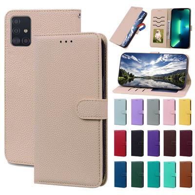 Étui portefeuille en cuir à rabat pour Samsung Galaxy A70S A50S A30S A20S A20E A10S Coque arrière souple avec porte-cartes
