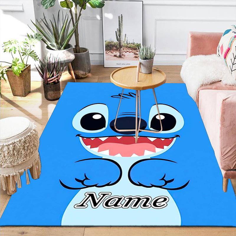 Custom 1Pc Stitch'S Colorful Adventure Rug Office Carpet Indoor Outdoor Entrance Doormat Nonslip Soft And Comfortable Living Room D916305