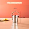 ZISIZ Stainless Steel Ice Bucket