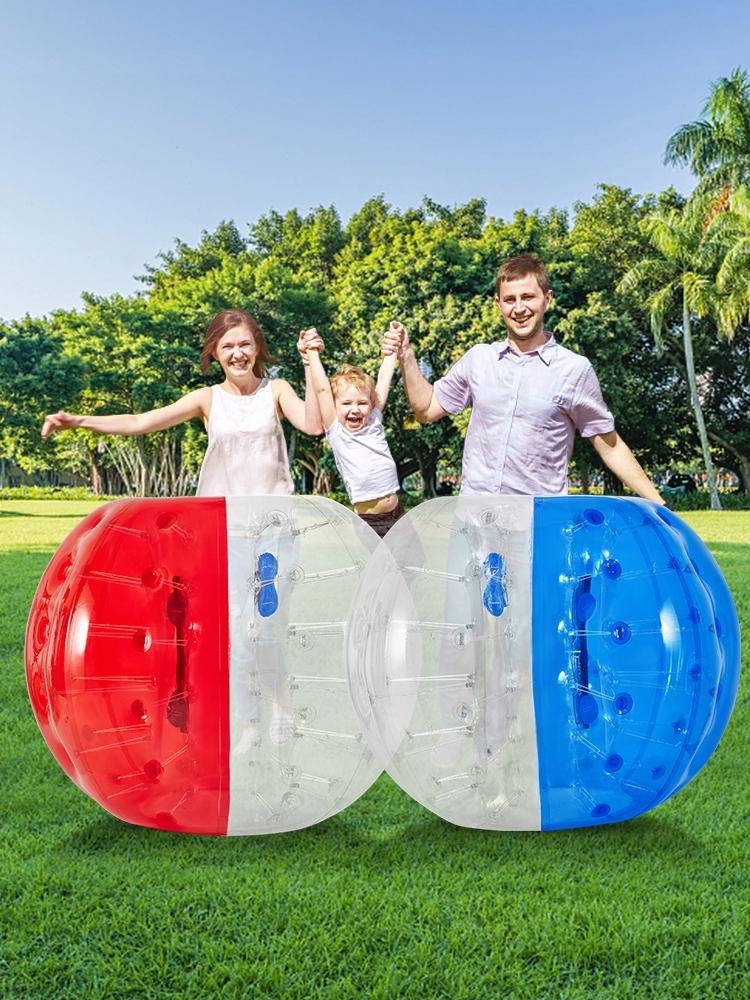 Aufblasbarer Ball 1,5M Bumper Ball Zorbiee Blau
